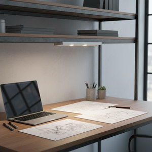 Modern bedroom with a bed, nightstands, and wall lighting.
